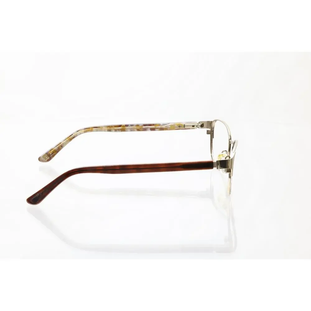 Liz Claiborne L639 TUI Gold/Brown 53-17-135 Eyeglasses FRAMES ONLY - FAIR - READ